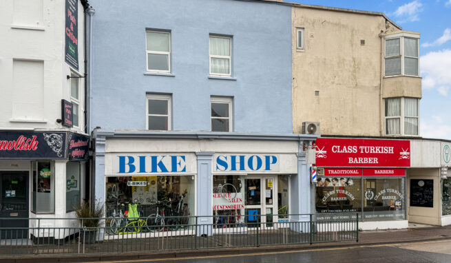 Town centre freehold Retail premises fronting main road through Dawlish to Exeter
