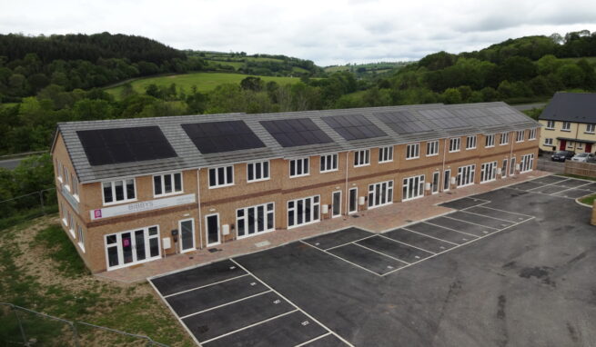 Brand New Business Units with parking on a landscaped site close to A38 at Chudleigh
