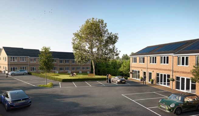 TWO REMAINING UNITS – 8 Brand New Self-Contained Office / Business Units with Parking on a landscaped site close to the A38 at Chudleigh