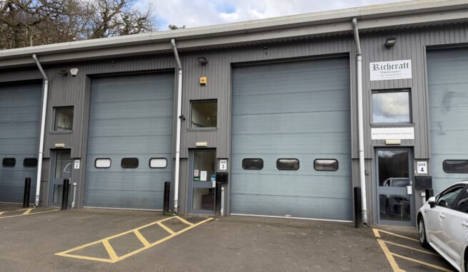 Modern Production / Warehouse Unit with First Floor Mezzanine Storage Area at Chudleigh just off the A38 Dual Carriageway