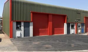 Refurbished Workshop / Trade Counter with Part Mezzanine on a busy Totnes Industrial Estate