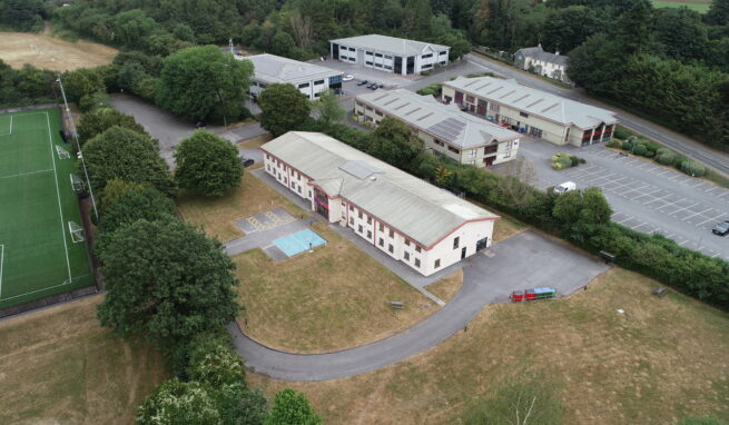 Substantial Detached Office Building on a landscaped site of approx. 1.9 Acres with parking for up to 65 cars on the edge of Ashburton